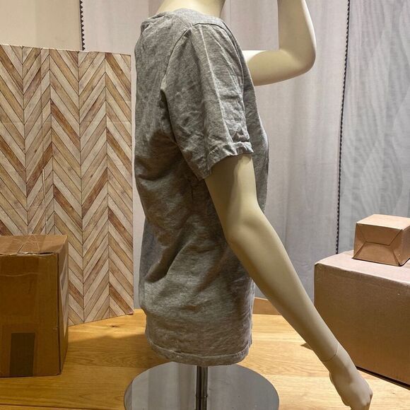 Typographia “45 RPM Vinyl Forever”, Medium Shortsleeved, Gray T-shirt, Unisex - Picture 8 of 13